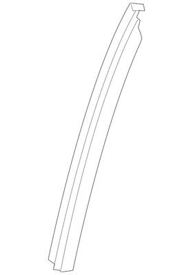 223-730-54-00 Mercedes-benz Genuine Door Window Division Bar