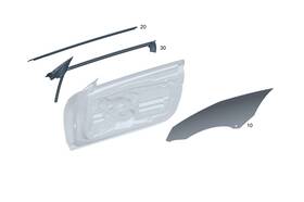 236-725-09-00 Mercedes-benz Genuine Sealing Rail