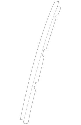 253-730-02-19 Mercedes-benz Genuine Window Divider 253-730-02-19 Mercedes-benz Genuine Window Divider