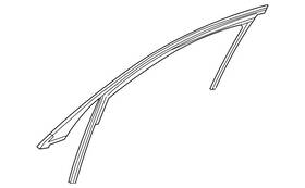 254-725-07-00 Mercedes-benz Genuine Run Channel