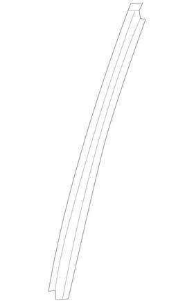 Mercedes-benz 292-730-02-19 Genuine Mercedes-benz Division Bar