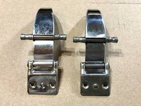 Bhh598 Mg Oem Good Used 1972-80 Mgb/gt Left And Right Rear Quarter Window Toggle Catch Clamp