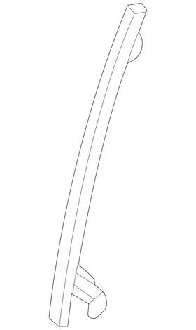 Mitsubishi 5705b048 Genuine Sash Channel