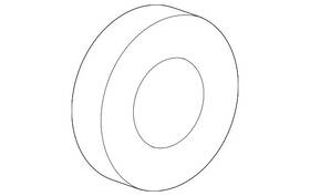 Mb929683 Mitsubishi Genuine Quarter Glass Gasket