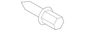 Mf453256 Mitsubishi Genuine Belt Molding Screw
