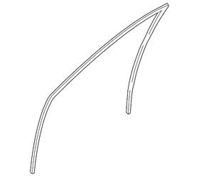 Mitsubishi Mr599940 Genuine Run Channel