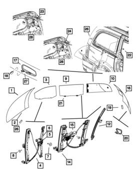 4864015ad Mopar Genuine Windshield Glass Installation Package