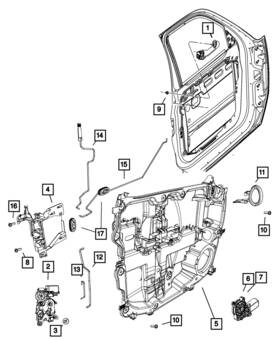 68004820aa Mopar Genuine Front Door Window Regulator Right 68004820aa Mopar Genuine Front Door Window Regulator Right