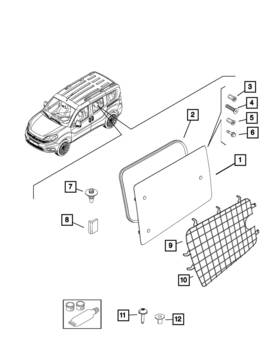 68103661aa Mopar Genuine Adjustable Stop Bumper