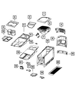 68260793ab Mopar Genuine Power Outlet Cap