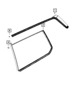 68542345aa Mopar Genuine W Type Clip