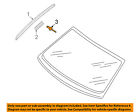 N91201401 Audi Oem Glass Rivet