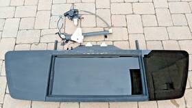 23013yp Nissan 05-12 Titan 3 Piece Sliding Power Back Rear Glass Window W Defrost &motor