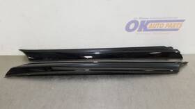 270-10421 Nissan 20 2020 Maxima Exterior Windshield Post Trim Moulding Cover Pair Black