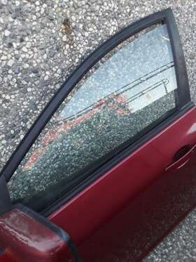 277-50345l Nissan L/f Left Driver Front Door Glass Window 08-15 Rogue 105-n