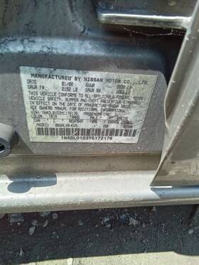 279-56791l Nissan Driver Left Rear Door Vent Glass Fits 98-01 Altima 1683387