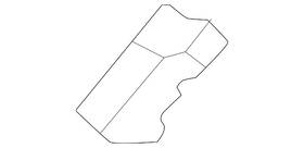 72714-5ta0a Nissan Genuine Windshield Spacer