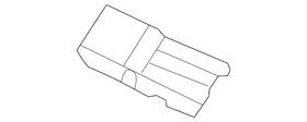 72715-6ma0a Nissan Genuine Windshield Spacer 72715-6ma0a Nissan Genuine Windshield Spacer