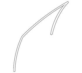 80330-6rr2b Nissan Genuine Glass Run Rubber-front Door Right-hand