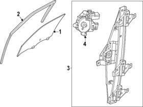 80330-7lf0a Nissan Genuine Run Weather-strip