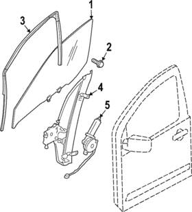 80331-9bu0b Nissan Genuine Run Channel