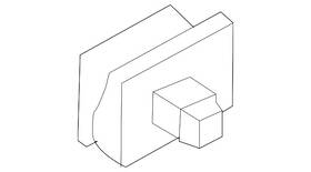 80344-1ea0a Nissan Genuine Door Glass Stabilizer