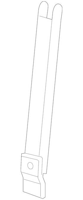 80386-1ka0b Nissan Genuine Sash Channel