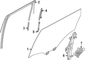 82217-7ja0a Nissan Genuine Sash Channel
