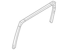 82330-3wc0a Nissan Genuine Run Weather-strip