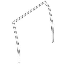 82331-6fl2a Nissan Genuine Run Weather-strip