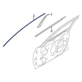 808136ca0a Nissan Oe For Altima 2019-2025 Front Left Black Out Tape