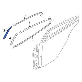 828134ra0a Nissan Oe For Maxima 2016-2023 Black Out Tape