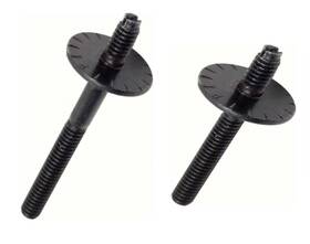7661399-7657975 Oer Vent Frame Upper And Lower Adjusting Screw Set For 1967 Firebird Camaro