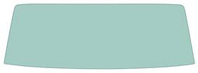 42006b Oer Authorized 1964-68 Mustang Coupe Rear Window Glass Green Tint