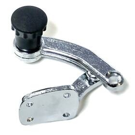 Pp113847082 Pirate Mfg Quarter Window Pop-out Latch With Black Knob Right Fits Vw Type 1 Bug 1952-1964