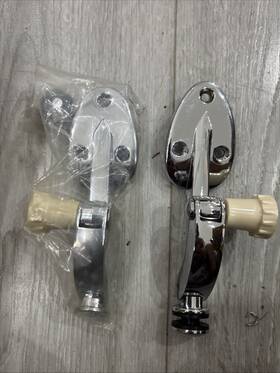113847080c Ppi New Pair 1965-1977 Vw Bug Super Beetle Pop Side Out Window Latch Quarter 1/4