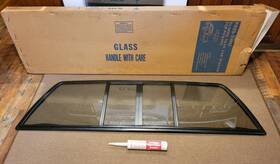 851-gbf Prestige Rear Back Ftpass Thruft Sliding Window Glass 94-99 Chevy S10 Tinted Slider