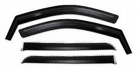 680221 Putco Matte Black Window Deflectors For 20-25 Gladiator 18-25 Wrangler