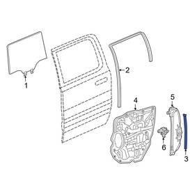 68321341aa Ram Oe For 1500 2019-2025 Front Window Regulator Guide