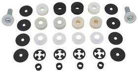 Mb1770-c Rrp Rear Quarter Window Roller And Hardware Set For 1966-1970 Road Runner Satellite