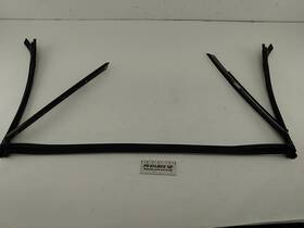 269.sa1r08 Saab 9-3 Convertible Front Windshield Frame Molding Fits 2004-2011 04 05 06 07