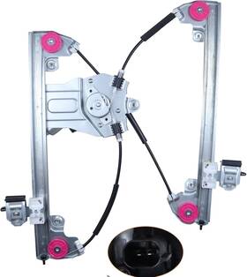 751-739 Showsen Front Left Driver Side 2pins Power Window Regulator With Motor Express Up &