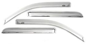 684355 Side Window Deflector-chrome Ventvisor Tm Deflector 4 Pc. Auto Ventshade