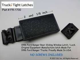 E0tz-1040860-a Southco Ford Part Number 1996 Ranger Rear Sliding Window Latch - Original Equipment