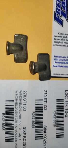 270.st1i33 Studebaker Windshield/ Vent Glass Crank Handles Fits 1933 Rockne 1218358
