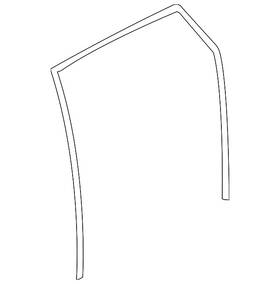 63527sg020 Subaru Genuine Window Channel