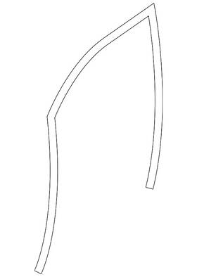 Subaru 63527sg101 Genuine Run Channel