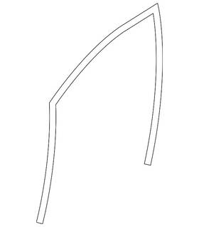 63527xc01b Subaru Genuine Run Channel