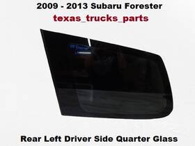 Subaru 65258sc010 09 To 13 Forester Rear Left Driver Quarter Window Glass Oem