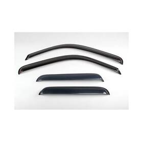 470329 Summit Racing Side Window Visors 3m Tape Front/rear Acrylic Smoke Chevy Trailblazer